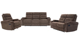 Parker Living Diesel Manual - Cobra Brown Manual Reclining Sofa Loveseat and Recliner