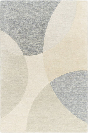 Livabliss Isabel Hand Tufted Wool Accent Rug for Entryways Bedside and Reading Nooks Slate Gray, Ivo 6' x 9' IBL2304-69