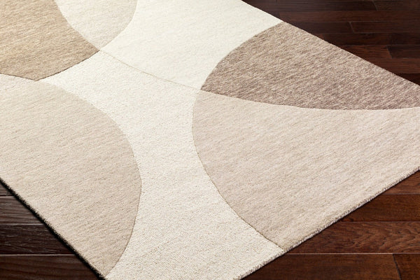 Livabliss Isabel Hand Tufted Wool Area Rug with Modern Pattern for Entryway or Bedroom Accent Taupe, Sandston 9' x 12' IBL2305-912