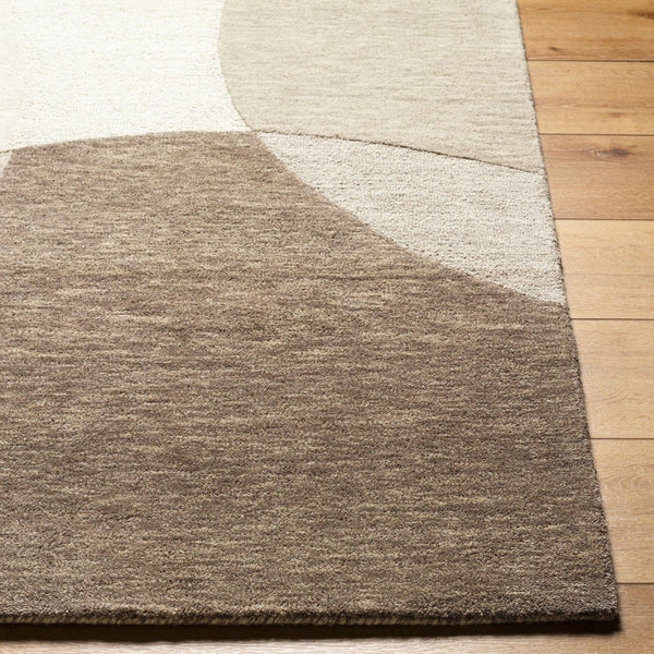 Livabliss Isabel Hand Tufted Wool Area Rug with Modern Pattern for Entryway or Bedroom Accent Taupe, Sandston 9' x 12' IBL2305-912