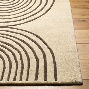 Livabliss Isabel Collection Hand Tufted Wool Accent Rug for Entryways and Bedside Spaces Beige, Mocha 9' x 12' IBL2307-912