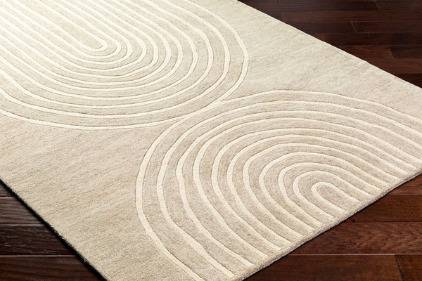Livabliss Isabel Hand-tufted Wool Accent Rug Contemporary Entryway Bedside Soft Plush Artisan Tan, Beige 2' x 3' IBL2308-23