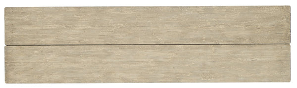 Hooker Furniture Ciao Flip-Top Console Table With Flaky White Distressed Finish, Aged Iron Base & Expandable Desk/Dining Surface 5805-85001-80