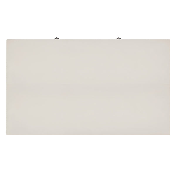 Homelegance By Top-Line Naomi 2-Drawer Helix Legs Office Desk White Rubberwood