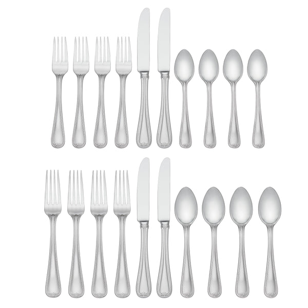 Lenox Vintage Jewel 20-Piece Flatware Set Metallic, STAINLESS METAL 863543