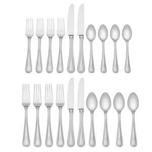 Lenox Vintage Jewel 20-Piece Flatware Set Metallic, STAINLESS METAL 863543