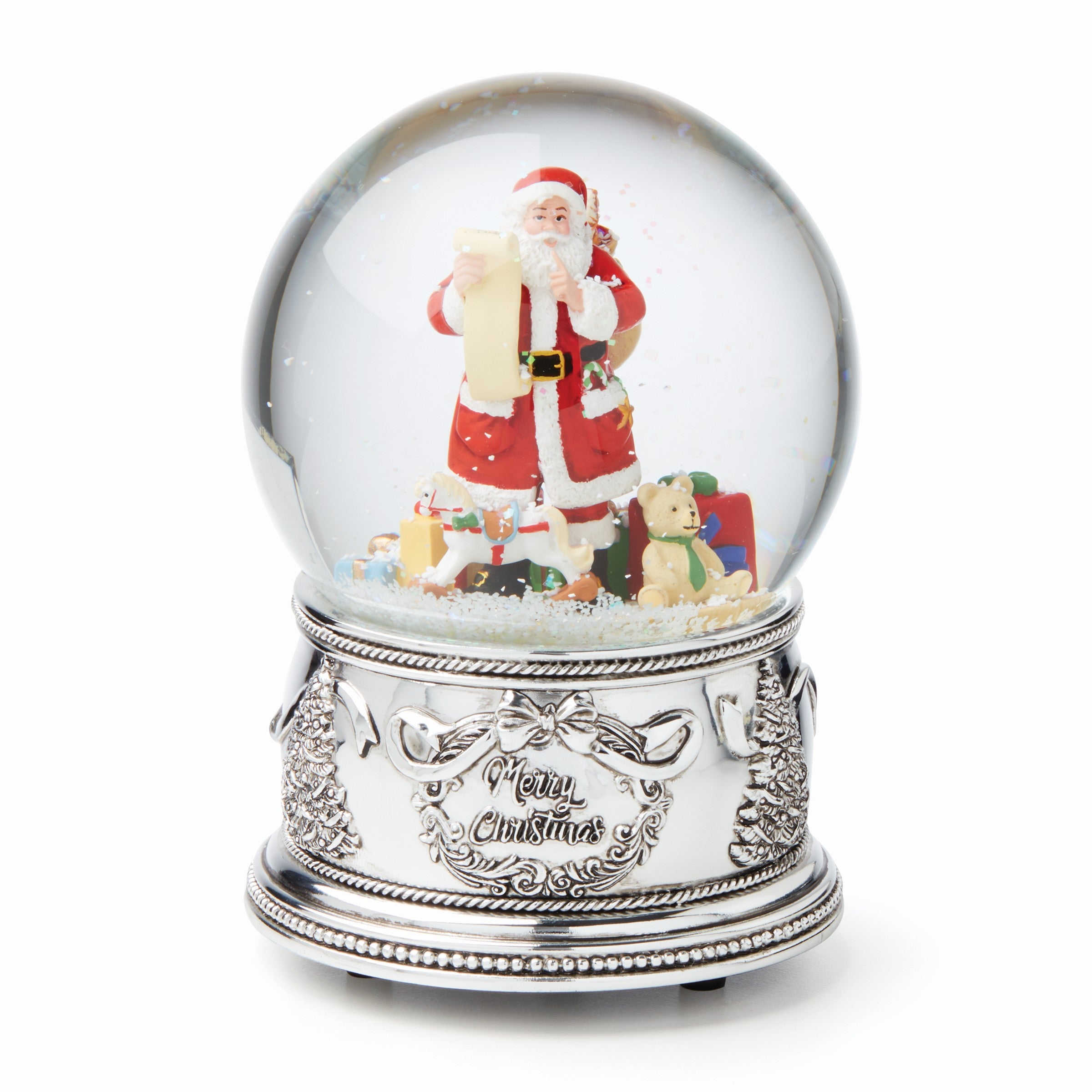 Santa Musical Snow Globe
