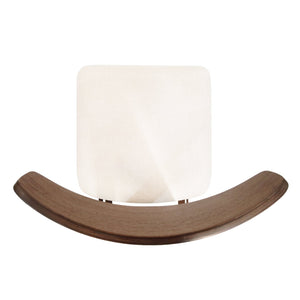 English Elm Christopher Knight Home® - VIDA Mid-Century Dining Chair with Upholstered Seat and Rubberwood Splayed Legs for Stylish Homes Light beige 71184.00LBGE