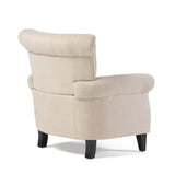 Christopher Knight Home® - Noble House - Greggory Tufted Light Beige Fabric Club Chair