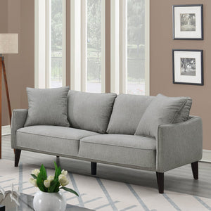 Porter Designs Cavett Mid-century Modern Sofa – Elevate Your Space With Chic Comfort And Style! Cream Fabric 01-33c-01-9224
