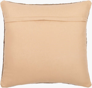 Surya Chichester Traditional Accent Pillow - 18"L X 18"W, Stylish Jute & Wool Blend, Easy Care Home Decor Rust Jute,Wool,Cotton Ich001-1818d