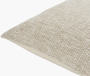 Surya Nicki Modern 18" X 18" Accent Pillow - Luxurious Cotton-wool Blend, Chic Minimalist Design, Durable Beige Cotton,Linen,Cotton,Cotton Ick002-2020d