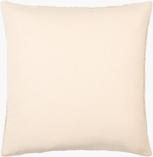 Surya Nicki Modern 18" X 18" Accent Pillow - Luxurious Cotton-wool Blend, Chic Minimalist Design, Durable Ivory Cotton,Linen,Cotton Ick003-1818p
