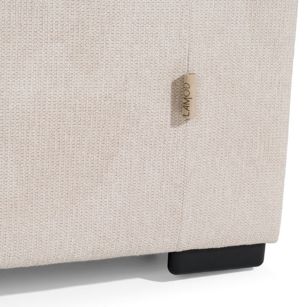 VIG Furniture Icon Italian Sand Sofa Bed — Modern 3-Seater Convertible With Adjustable Headrests, Removable Hygienic Mattress Covers VGDTICON-SAND