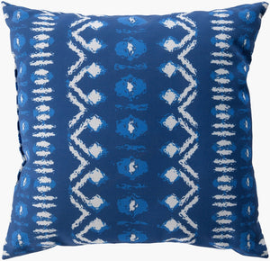 Livabliss Indigo Blues Woven Polyester Throw Pillow Heritage Textile Pattern for Sofas and Beds ID006-1818