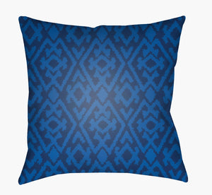 Livabliss Indigo Blues Woven Accent Pillow Vintage Textile Pattern for Sofa or Bedding Layer ID020-2020
