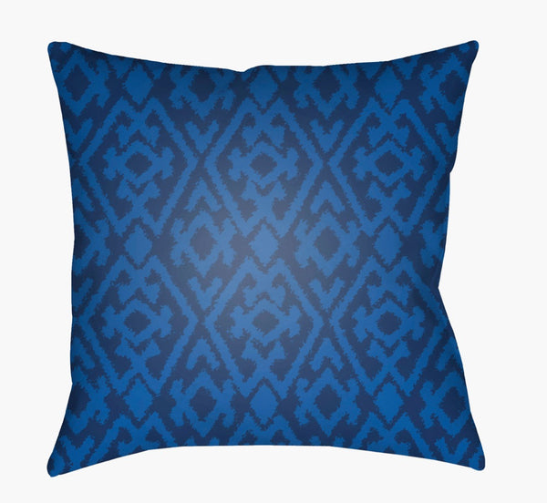 Livabliss Indigo Blues Woven Accent Pillow Vintage Textile Pattern for Sofa or Bedding Layer ID020-2020