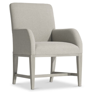 Bernhardt Bernhardt Cornelia Arm Chair — Neo-Traditional Upholstered Accent Chair, Nebbia Wood Base, Plush Comfort 331544
