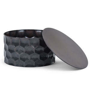 English Elm Whitney - Handcrafted Metal Storage Coffee Table In Antique Bronze - Stylish, Practical & Unique Design B136P158976-GIGA