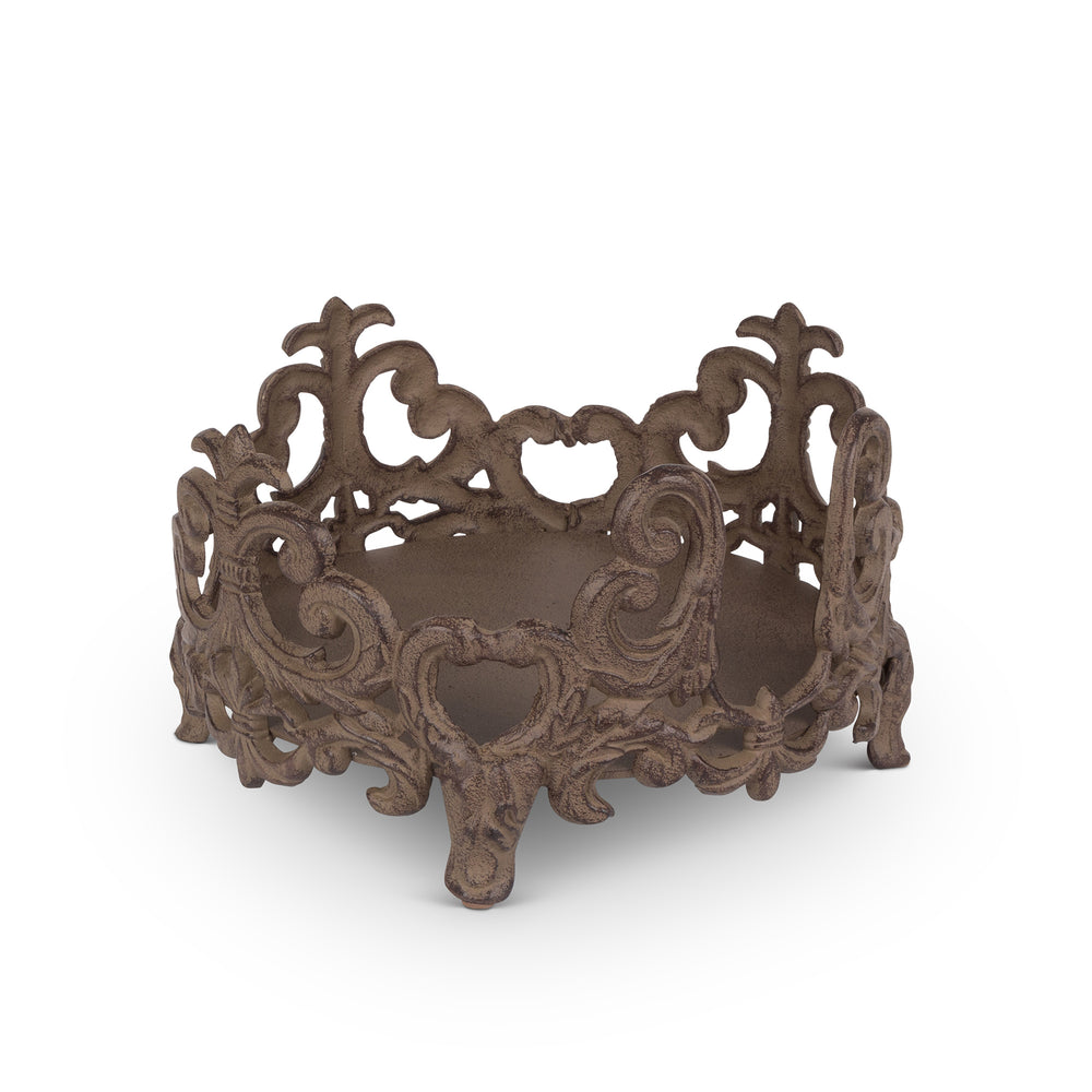 Acanthus Cast Aluminum Salad Plate Holder EAW91075 Park Hill