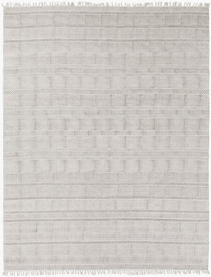 Surya Idina 2' X 3' Handmade Cotton Rug - Elegant Global Design, Durable & Charming For Any Room! Gray Cotton Idi8801-810