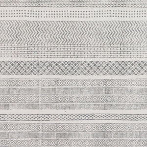 Surya Idina 2' X 3' Handmade Cotton Rug - Elegant Global Design, Durable & Charming For Any Room! Gray Cotton Idi8801-810