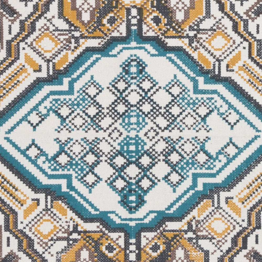 Surya Idina 2' X 3' Handmade Cotton Rug - Elegant Global Design, Durable & Charming For Any Room! Charcoal Cotton Idi8802-46