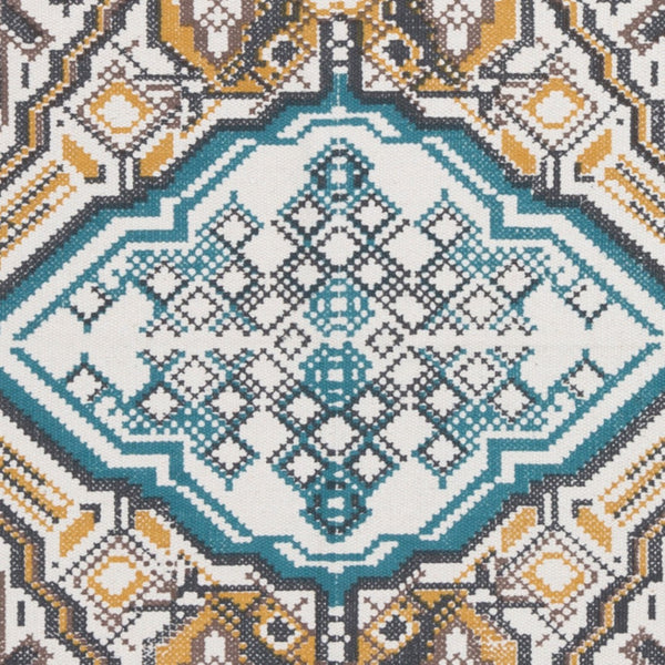 Surya Idina 2' X 3' Handmade Cotton Rug - Elegant Global Design, Durable & Charming For Any Room! Charcoal Cotton Idi8802-810