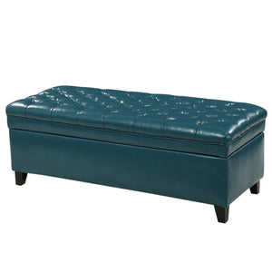 English Elm Juliana Rectangular Storage Ottoman Upholstered Lift Top for Living Room Seating 57741.00TEL
