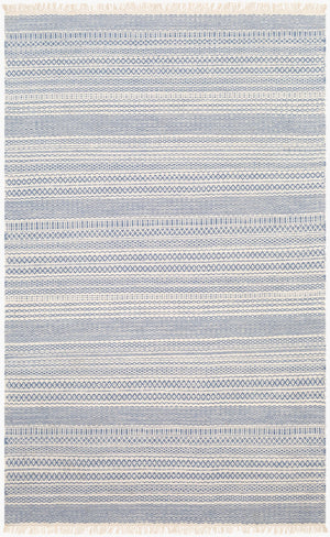 Surya Idina Ii 2'6" X 8' Handmade Rug - Rustic Charm & Durability For Cozy, Inviting Spaces, Wool In India Blue Wool Idn8000-58