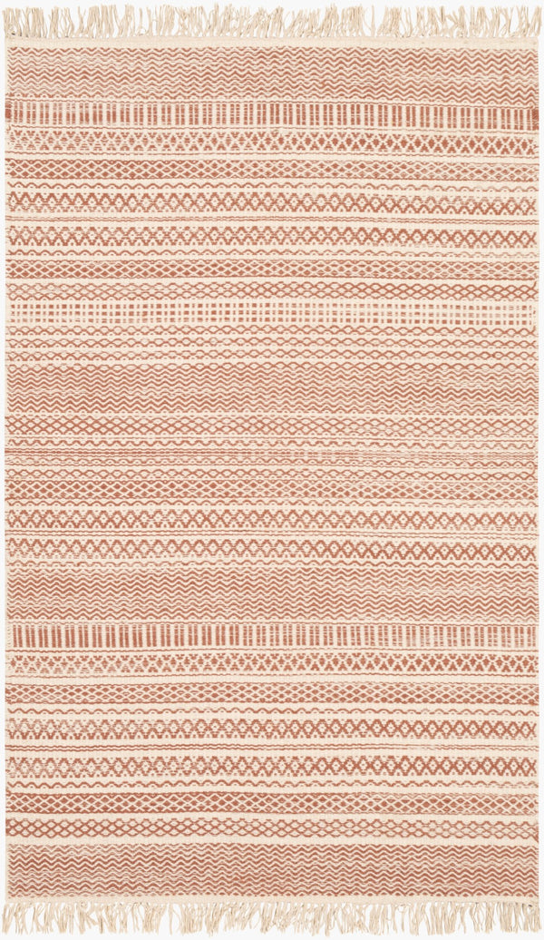Surya Idina Ii 2'6" X 8' Handmade Rug - Rustic Charm & Durability For Cozy, Inviting Spaces, Wool In India Rust Wool Idn8001-35