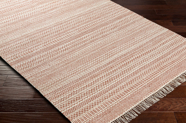 Surya Idina Ii 2'6" X 8' Handmade Rug - Rustic Charm & Durability For Cozy, Inviting Spaces, Wool In India Rust Wool Idn8001-810