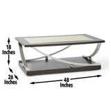 Steve Silver Ramsey Cocktail Table W/Casters RM350CAS