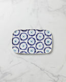 Lenox Kate Spade Floral Way Hors D'oeuvre Tray Blue, WHITE PORCELAIN 893512