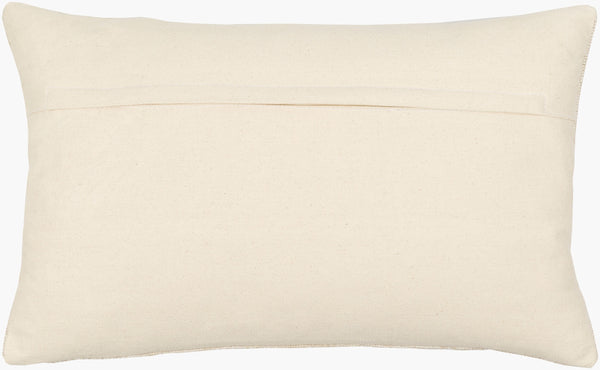 Surya Sallie Hand-woven 18"X18" Accent Pillow Cover - Durable Cotton-linen Blend For Cottage Home Style Cream Viscose,Linen,Cotton Iea001-2020