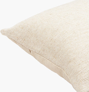 Surya Sallie Hand-woven 18"X18" Accent Pillow Cover - Durable Cotton-linen Blend For Cottage Home Style Cream Viscose,Linen,Cotton Iea001-2020