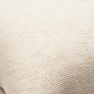 Surya Sallie Hand-woven 18"X18" Accent Pillow Cover - Durable Cotton-linen Blend For Cottage Home Style Cream Viscose,Linen,Cotton Iea001-2020