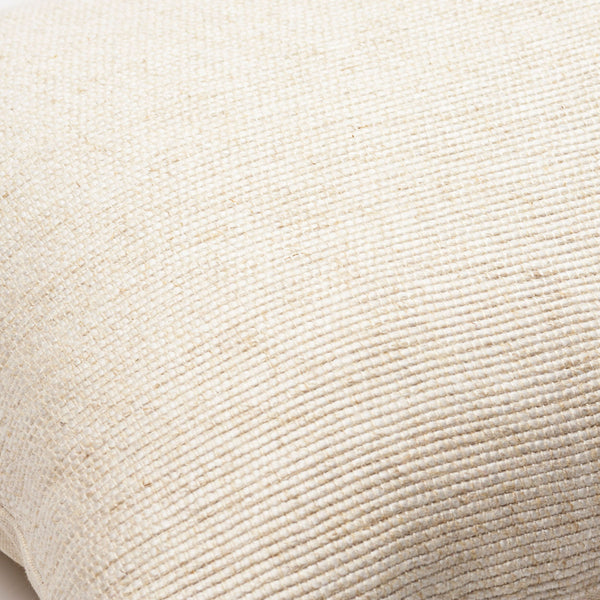 Surya Sallie Hand-woven 18"X18" Accent Pillow Cover - Durable Cotton-linen Blend For Cottage Home Style Cream Viscose,Linen,Cotton Iea001-2020