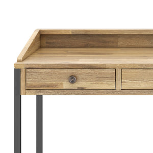 English Elm Ralston Desk - Handcrafted Distressed Golden Wheat With Solid Acacia Top And Versatile Storage Solutions B136P159562-GIGA