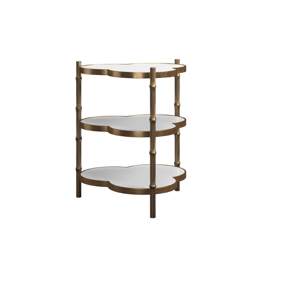 A.R.T. Furniture Eave II Accent Table – Sculptural Three-Tier Design with Reflective Surfaces for Modern Interiors 436368-1227