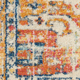 Nourison Passion PSN23 Machine Made Power-loomed Ornamental Border Indoor Only Bohemian Vintage Rug Ivory,Yellow, Ivory and Yellow 100% Polypropylene 99446735133