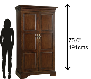 Hekman Furniture 695065 Sonoma Ii Wine & Bar Cabinet With Cherry Bordeaux Finish, Storage For 22 Bottles & More! Cherry Bordeaux Sonoma Ii Wine & Bar Cabinet 695065