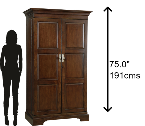 Hekman Furniture 695065 Sonoma Ii Wine & Bar Cabinet With Cherry Bordeaux Finish, Storage For 22 Bottles & More! Cherry Bordeaux Sonoma Ii Wine & Bar Cabinet 695065