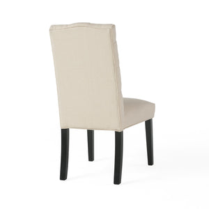 English Elm Harding Button Tufted Parsons Dining Chair Set of Two Upholstered Formal Seating 54266.00NTL