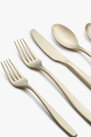 Lenox Cambridge Averie Champagne Satin 20-Piece Flatware Set NO COLOR METAL 506920CWA12R