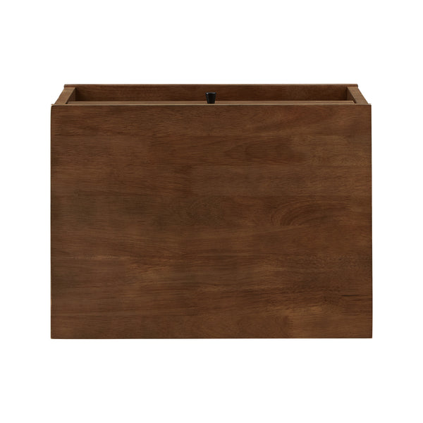 Homelegance By Top-Line Drake 1-Drawer Wood Nightstand Brown Rubberwood