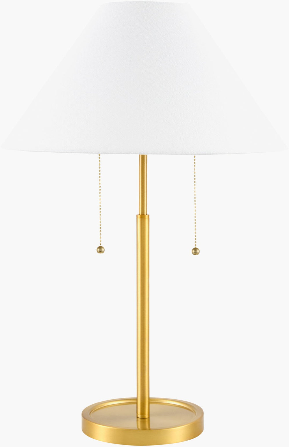 Livabliss Infanta Art Deco Iron Base Table Lamp with Linen Shade for Living Room or Office IFT-001