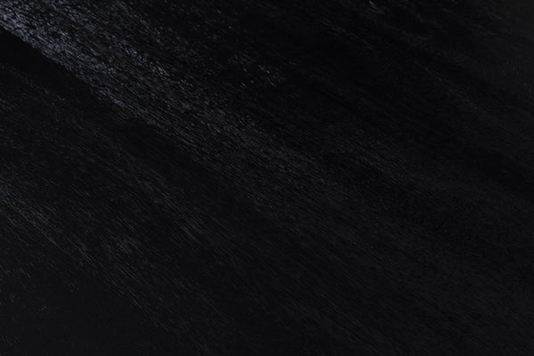 Porter Designs Porter Udo Solid Mango Wood Dining Table With Two-tone Finish, Stylish Trestles For Modern Elegance Black Wood 07-108-01-8791