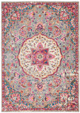 Nourison Passion PSN22 Machine Made Power-loomed Narrow Border Indoor Only Transitional Bohemian Rug Grey,Multi, Grey 100% Polypropylene 99446717870