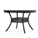 Christopher Knight Home® - Noble House - Stock Island Outdoor Finished Expandable Aluminum Dining Table